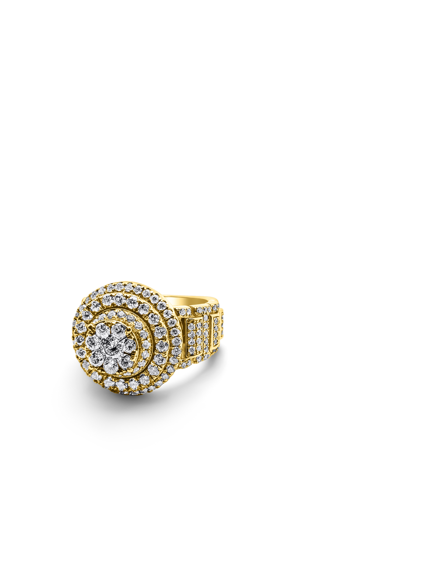 Mens Circle Diamond Ring