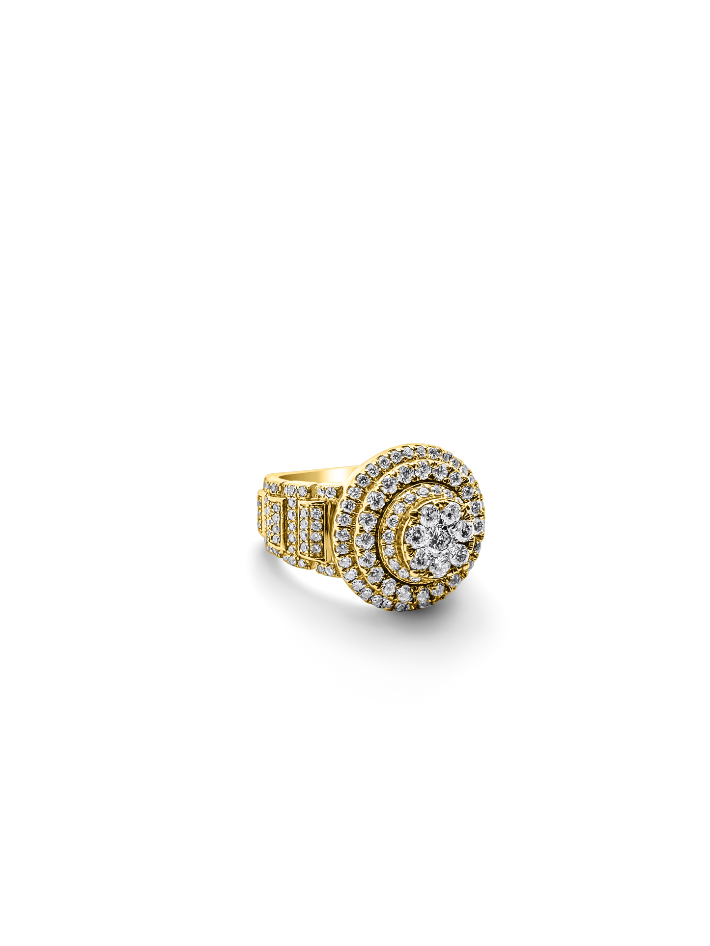 Mens Circle Diamond Ring