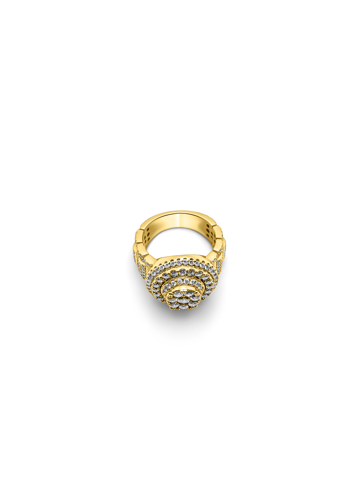 Mens Circle Diamond Ring