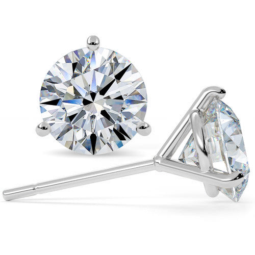Certified Lab-Grown Diamond Stud Earrings